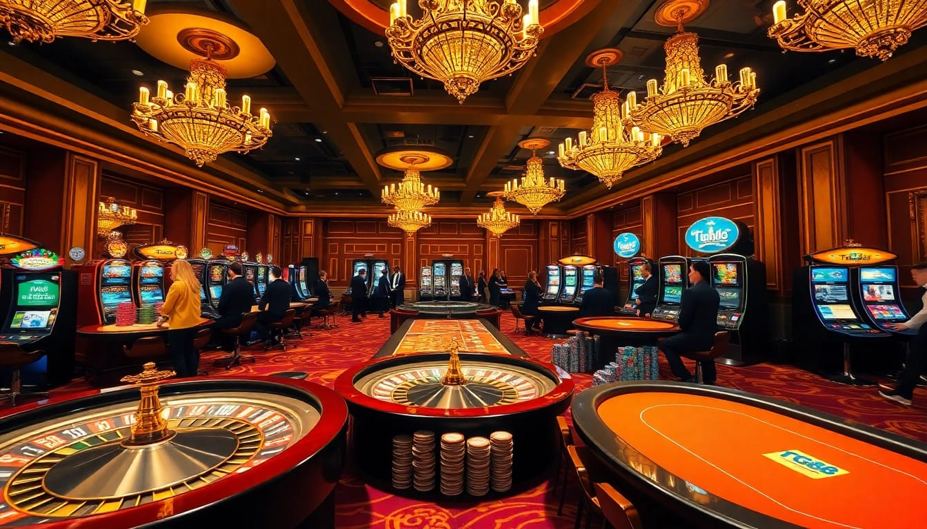 Experience thrilling gambling excitement at https://tg88.cafe/ with lively casino tables and vibrant slot machines.