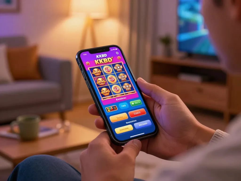Play thrilling games on KKBD Bangladesh mobile app showcasing exciting betting options in a cozy setting.