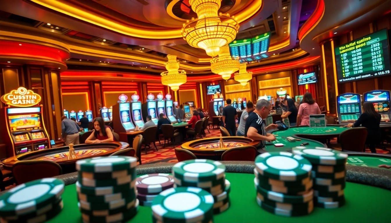 Engage in thrilling gambling action at https://f8bet.net.in/ with poker chips and roulette wheels.