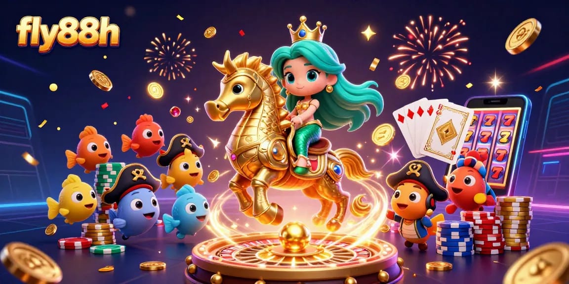 Experience thrilling adventures in fly88h's dynamic online casino world with vibrant gaming elements.