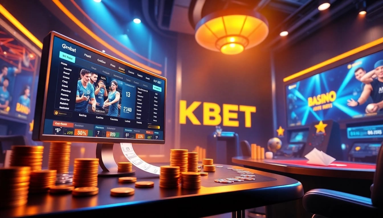 8KBET online gambling platform featuring modern interface and interactive betting options