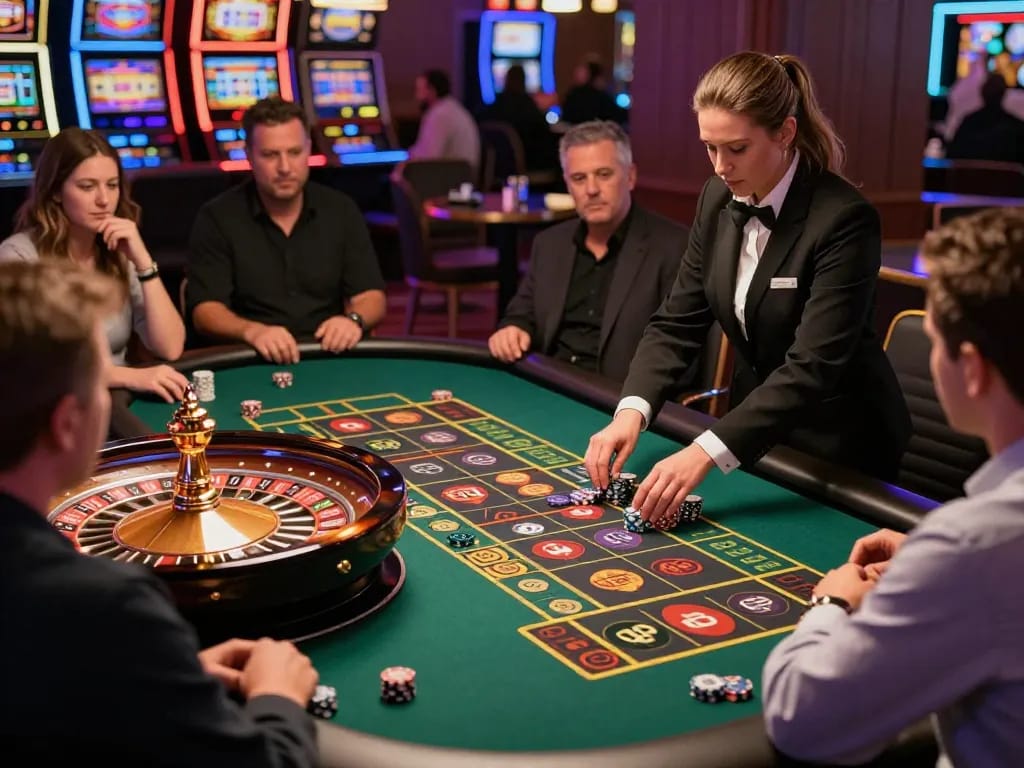 Betting at the lively roulette table while enjoying brewteams gaming platform experience