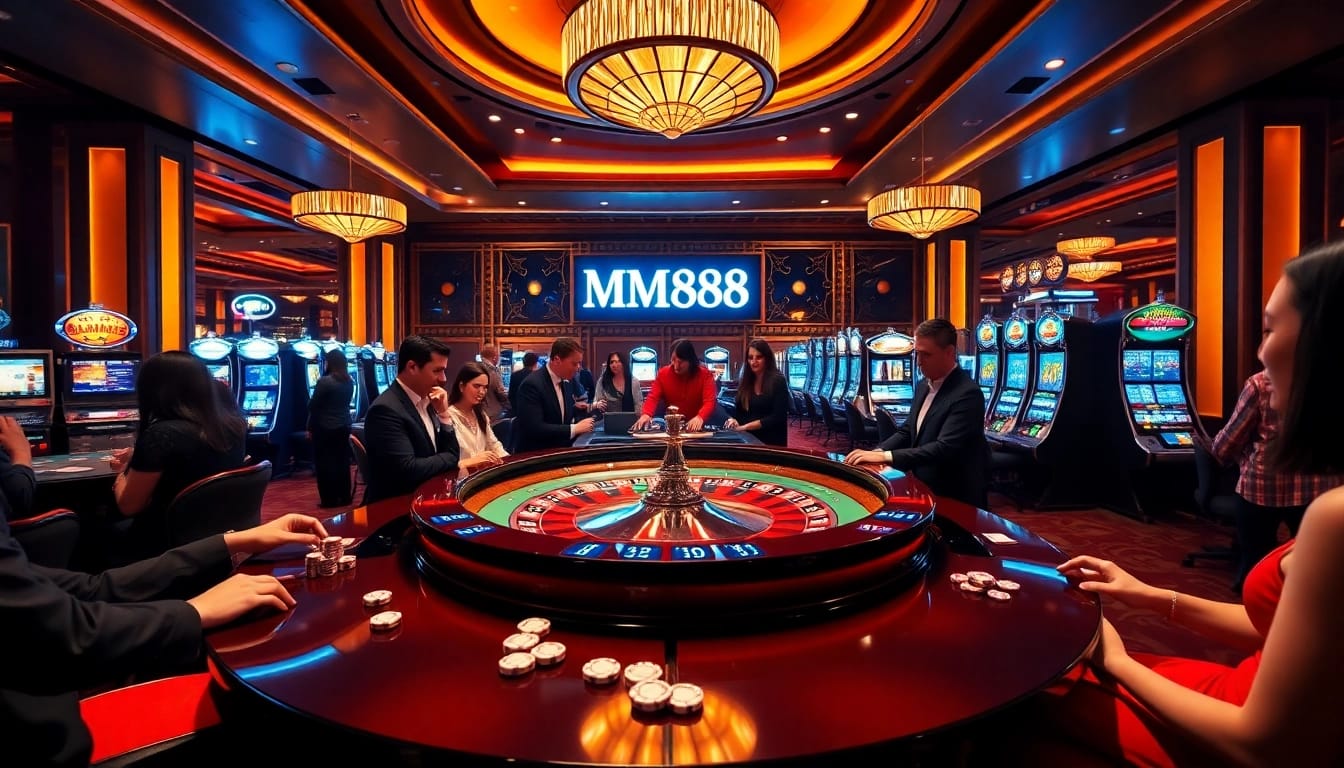 Experience winning at MM88 with engaging casino games and vibrant gambling visuals.