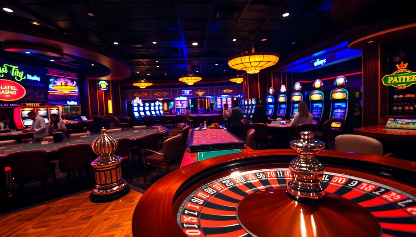 Experience the thrill of "Truyên ma hay" at an exciting casino with vibrant games and luxurious atmosphere.