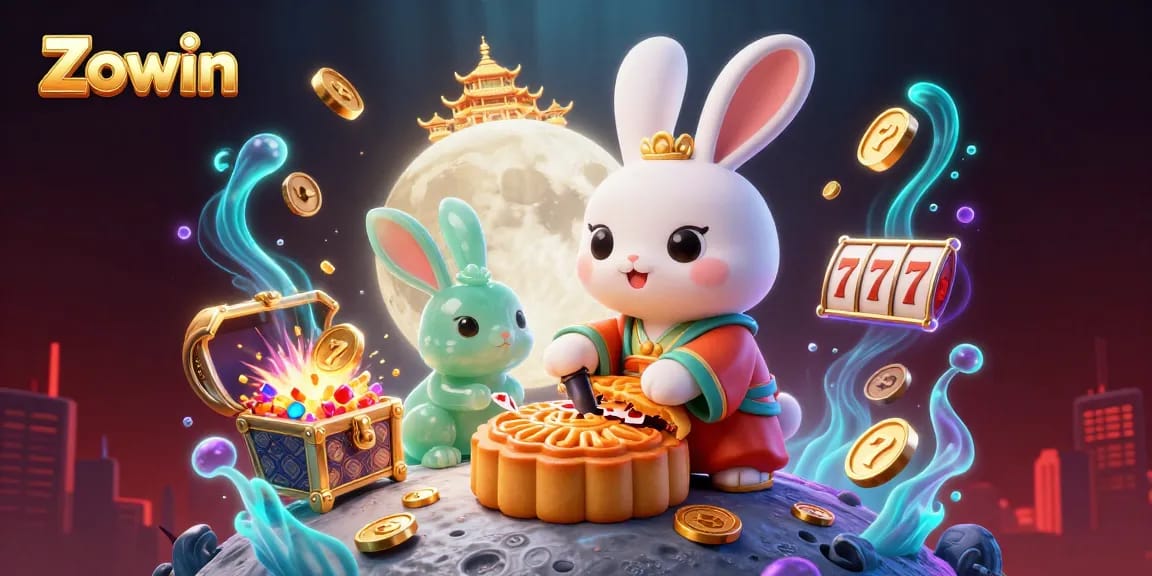 Zowin captivates with vibrant slot reels and poker excitement in an engaging 3D scene.