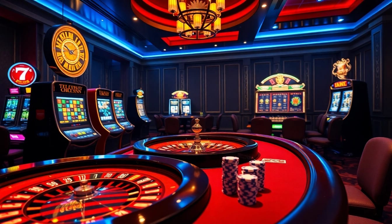 The hidden wiki unveils exclusive gambling strategies at a luxurious casino with roulette and poker tables.