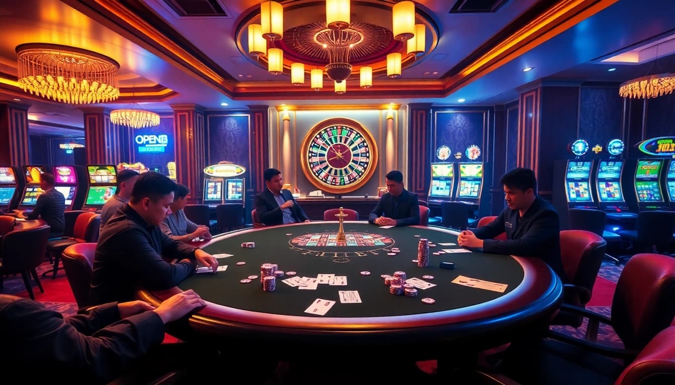 Experience the thrill of gambling at nhà cái OPEN88 with poker, roulette, and vibrant slots.