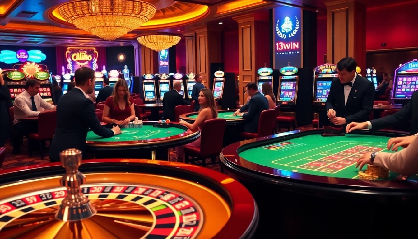 Experience the excitement of gambling at 13win with vibrant casino games and thrilling action.