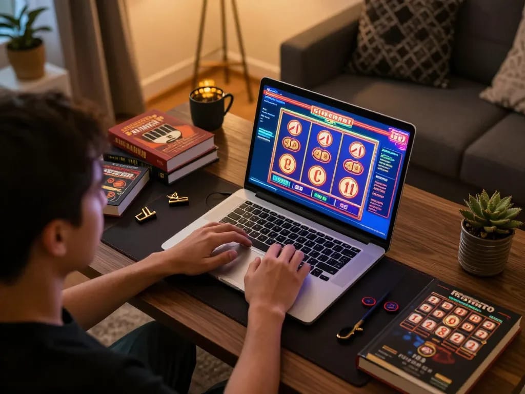 Player engaging in exciting online games at TG88's vibrant gaming interface, showcasing responsible gaming
