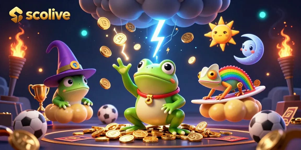 Experience the excitement of socolive with dynamic sports visuals featuring spirited characters and golden elements