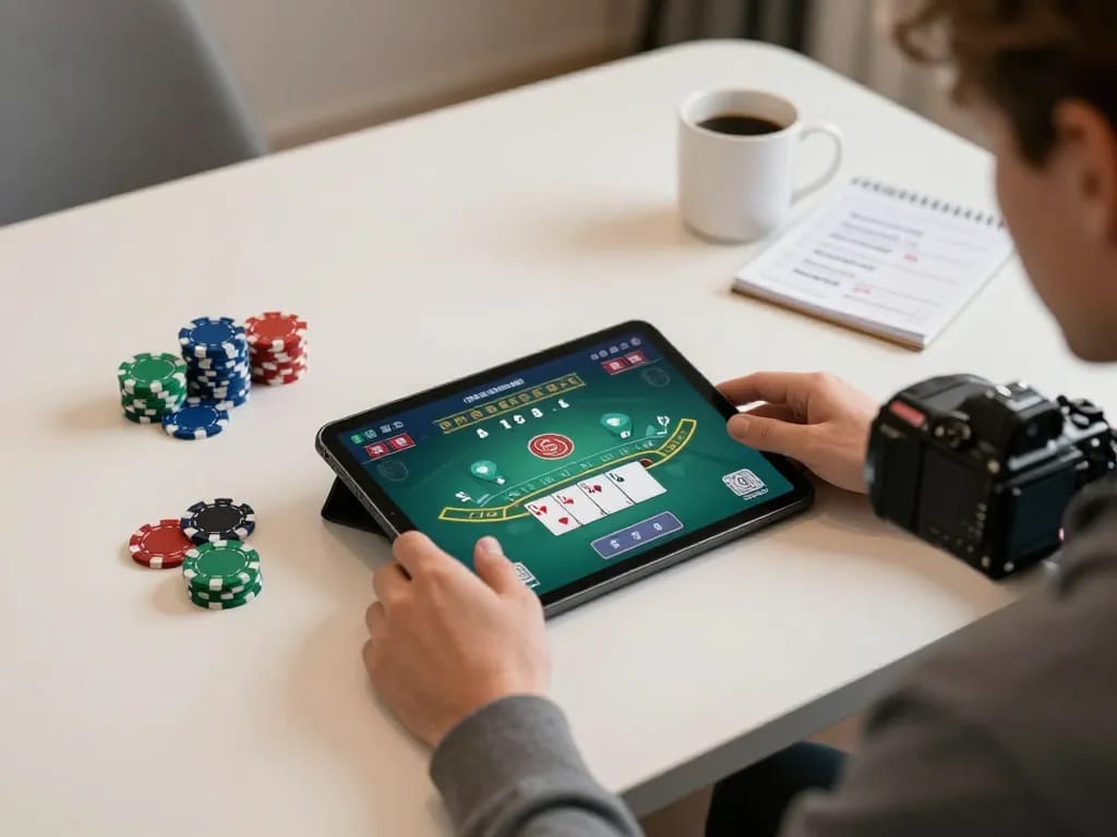 Play twin68 online poker, showcasing a strategic hand placement during gameplay.