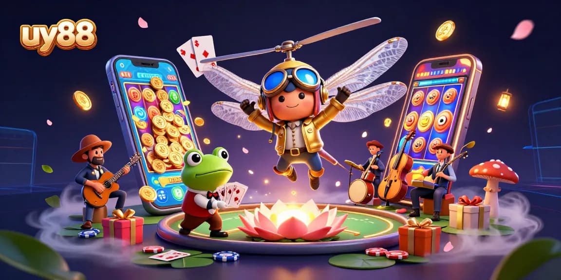 Experience the excitement at uy88 with dynamic casino action featuring vibrant characters and games.