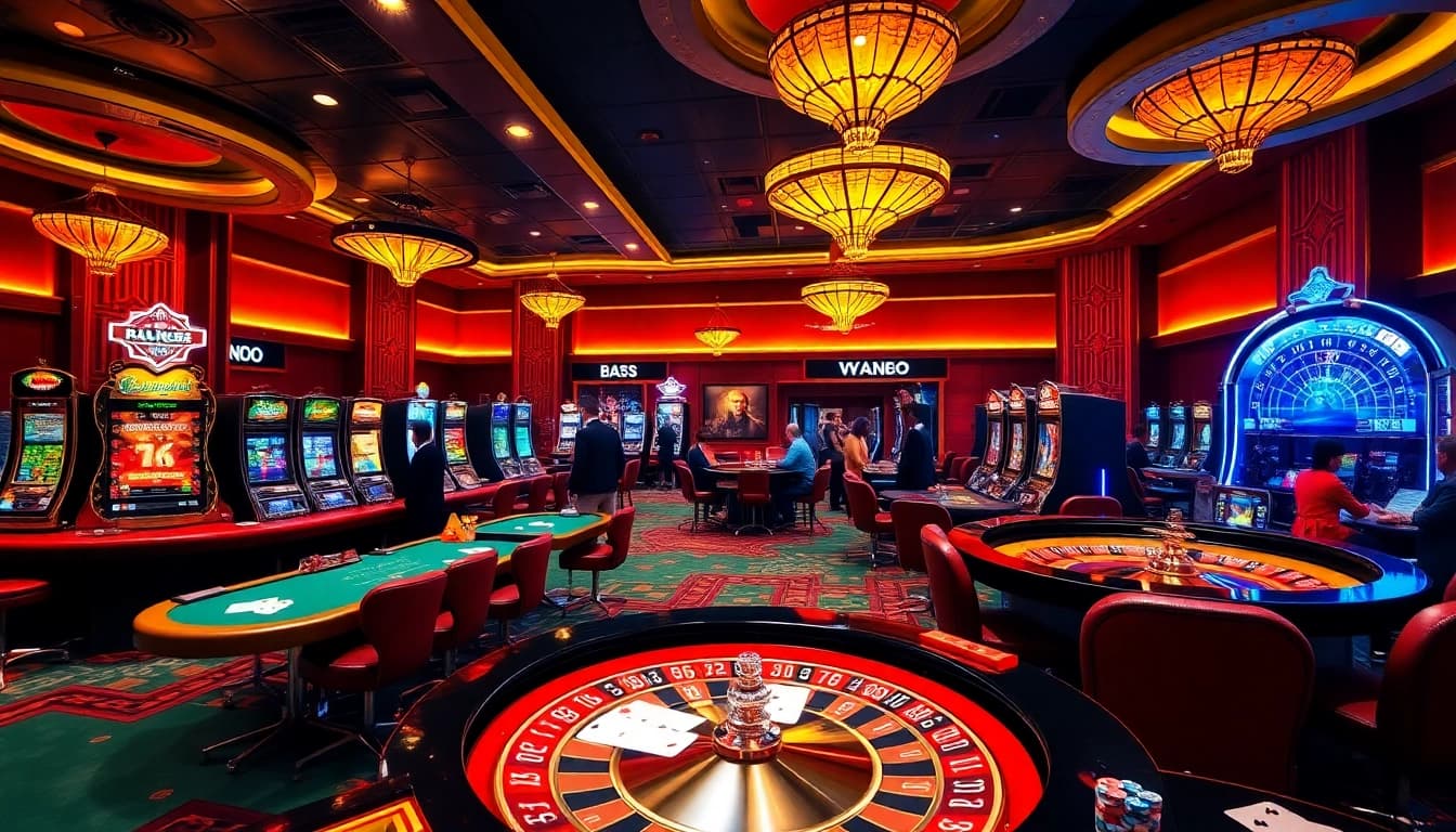 Experience the excitement of casino gaming at Hello88 with vibrant tables and thrilling action