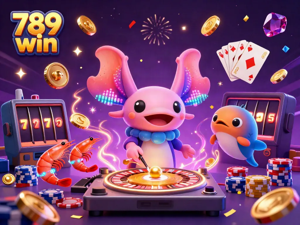 Experience thrilling games at 789 win with vibrant characters and dynamic casino elements.