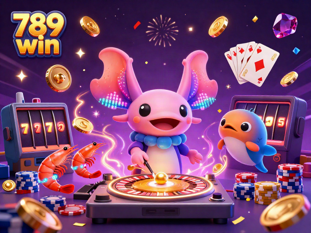 Experience thrilling games at 789 win with vibrant characters and dynamic casino elements.