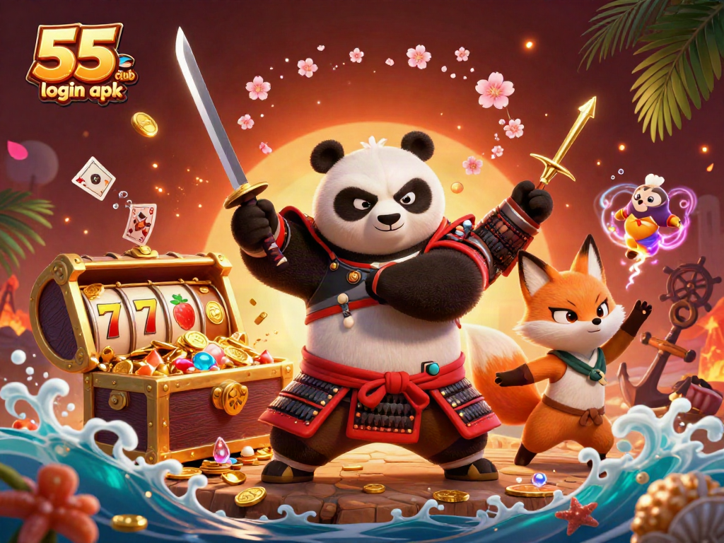 Play exciting games on 55 club login apk with dynamic characters and rich casino-themed elements.