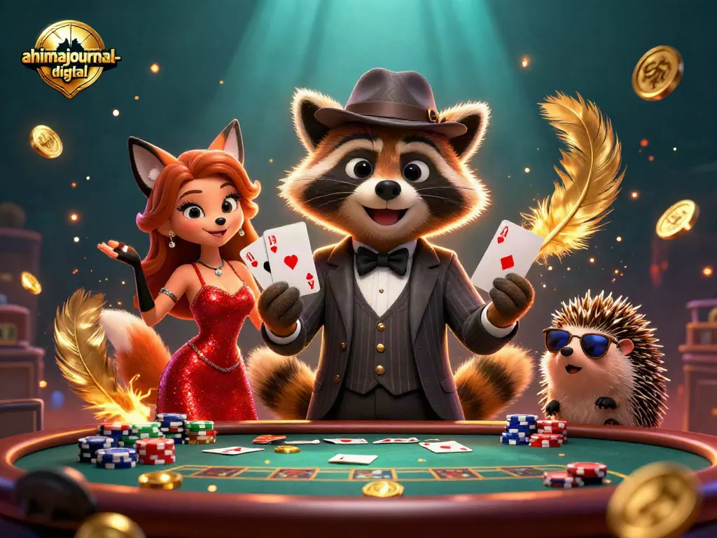 Engage in exciting gameplay at ahimajournal-digital with a royal flush hand surrounded by chips.