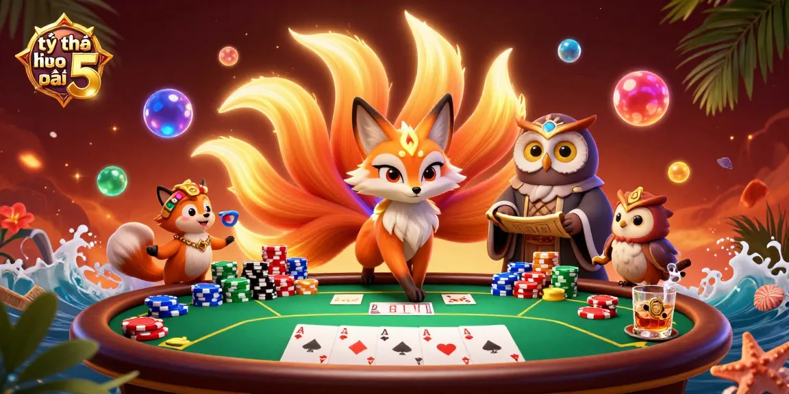 Experience the thrilling action of tỷ lệ kèo nhà cái 5 with vibrant characters and dynamic betting elements.