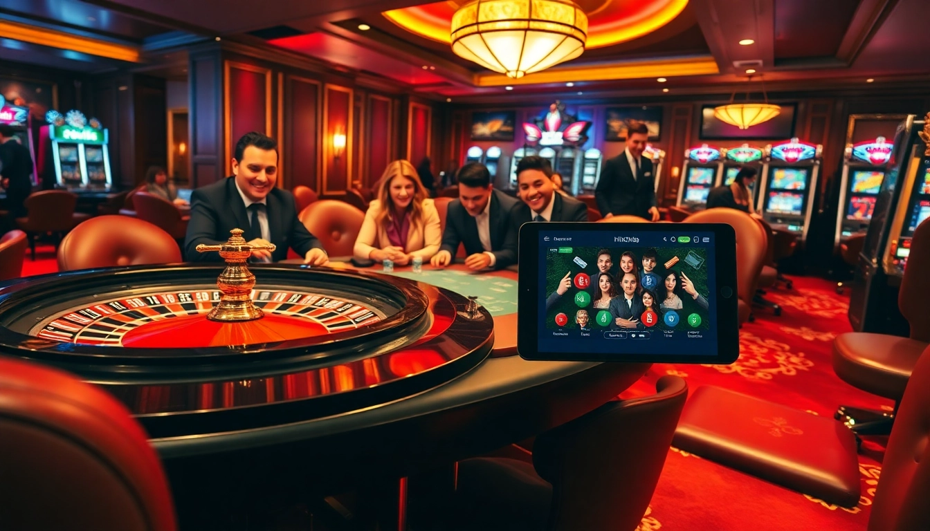 Engaging players at a luxury casino table highlighting gaming excitement at https://hitclub7.org/.