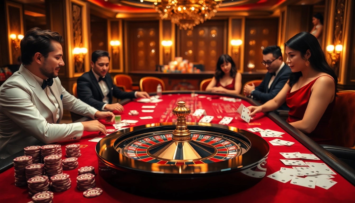 Experience thrilling gambling at https://bem88v.com/ with vibrant casino tables and engaging players.