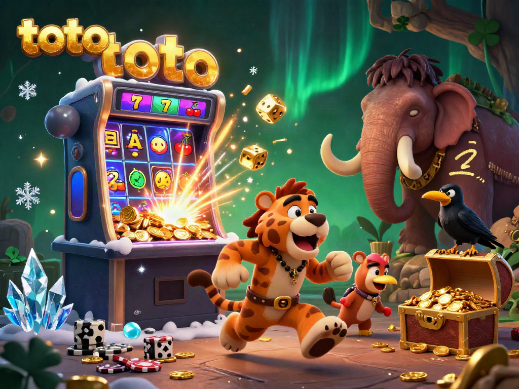 Experience exciting toto casino moments with delightful characters and vibrant gaming elements.