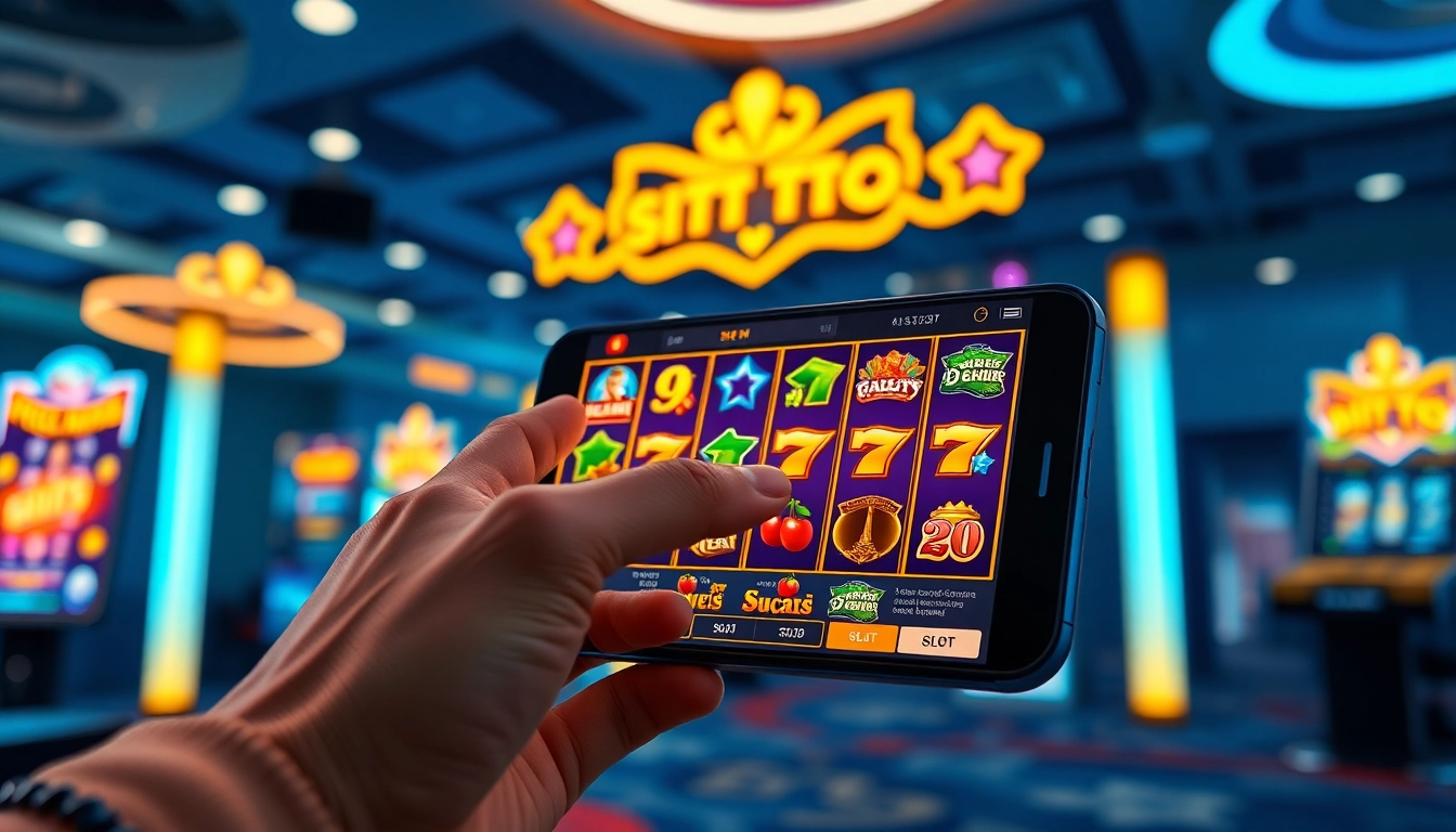 Situs toto gaming interface showcasing vivid slot games with engaging features and excitement.