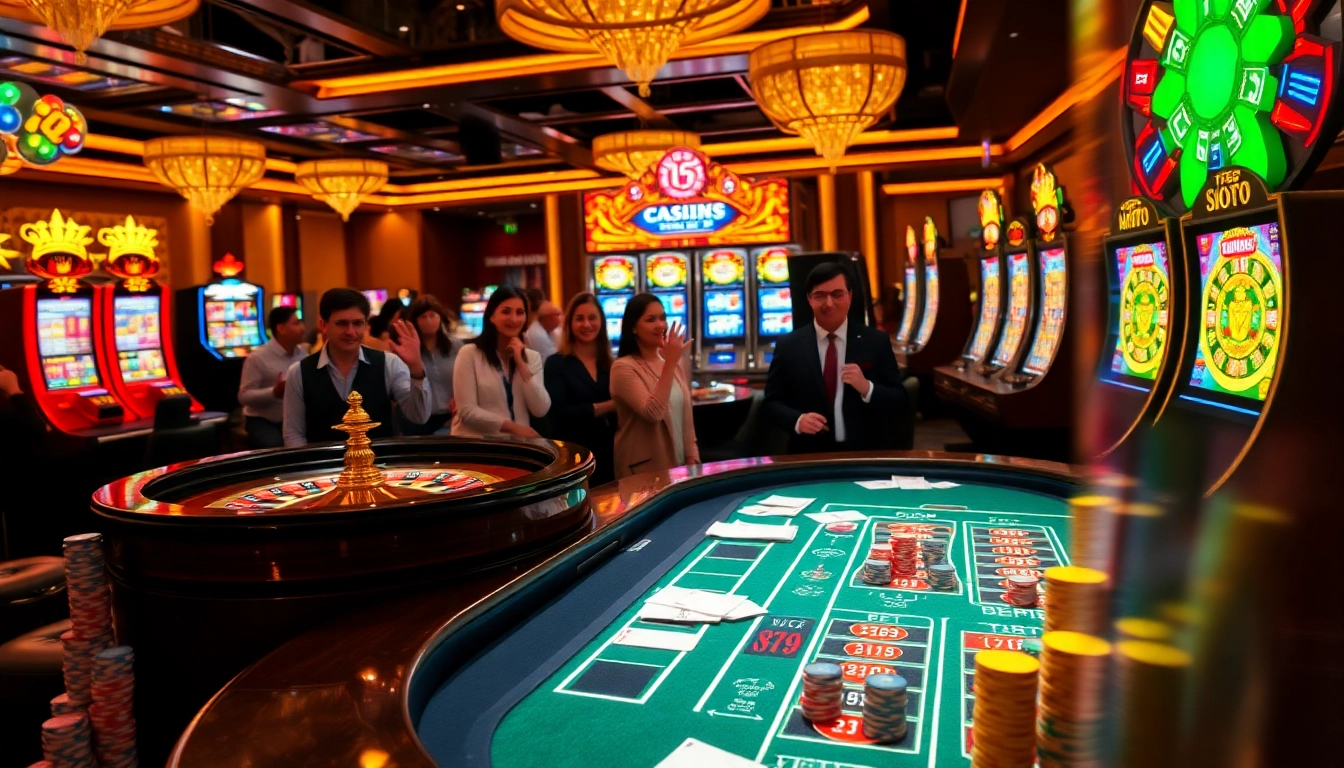 Experience the excitement at RR99 casino with vibrant tables and engaging games.