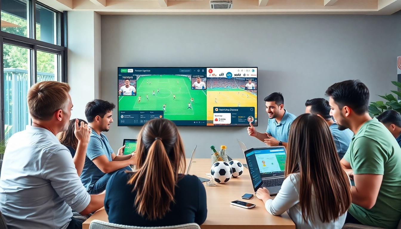 Engaged fans using joemadfan.com to stream live soccer matches on multiple devices.