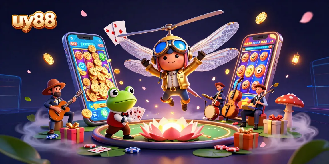 Experience the excitement at uy88 with dynamic casino action featuring vibrant characters and games.